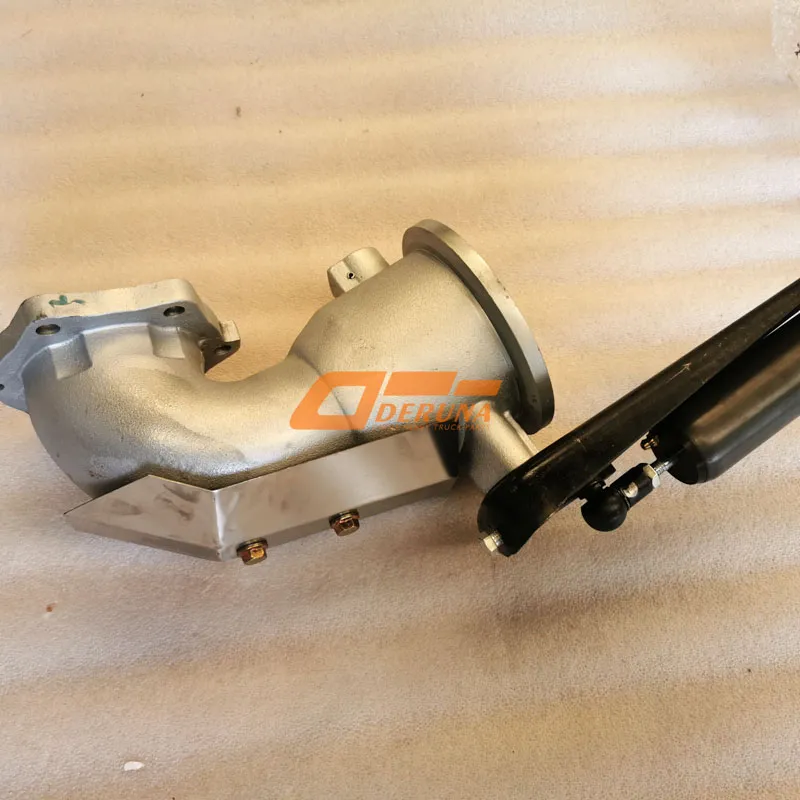 202V15201-6178 Exhaust Curved Pipe-With Butterfly Brake Valve