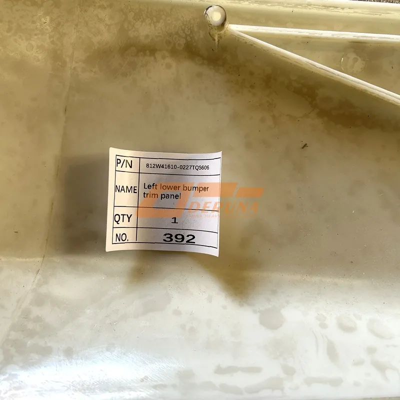 812W41610-0227TQS606 Left Lower Bumper Trim Panel