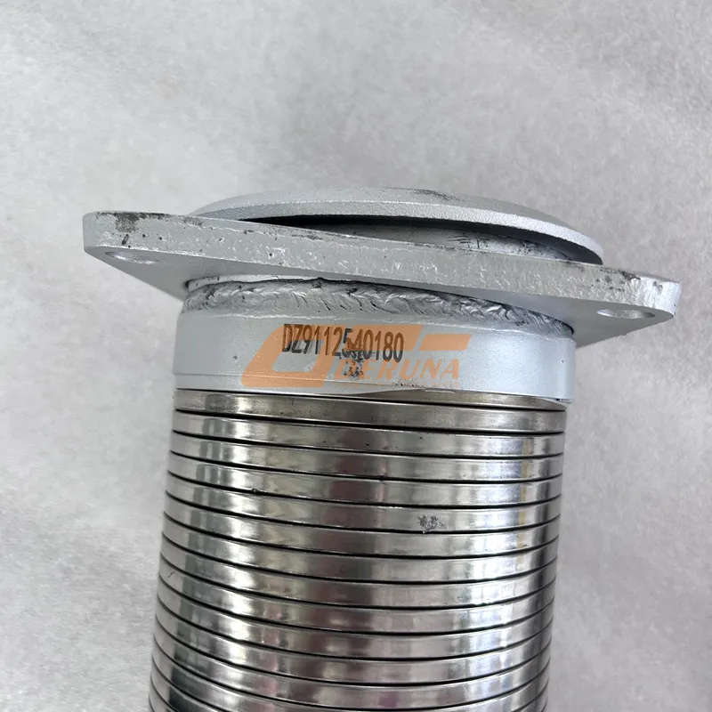 DZ9112540180 Exhaust Ripple D=95 L=280 (Square Flange)