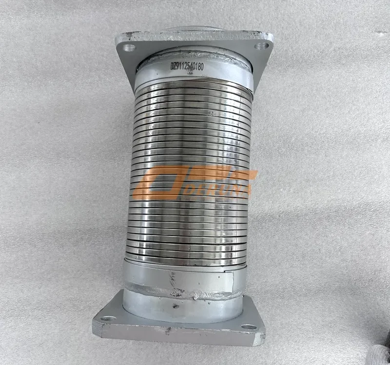DZ9112540180 Exhaust Ripple D=95 L=280 (Square Flange)