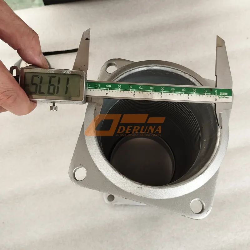 DZ9214540221 Exhaust Bellows D=120 L=270 With Mesh (Square Flange)