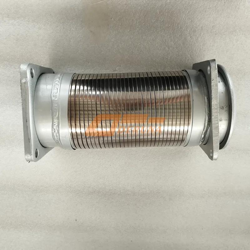 DZ9214540221 Exhaust Bellows D=120 L=270 With Mesh (Square Flange)