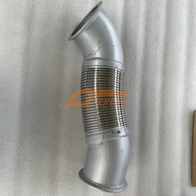 DZ95319540008 Exhaust Ripple D=120 L=570 With Elbow (Under Clamp)