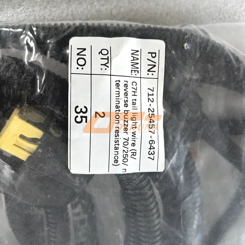 25457-6437 C7H Tail Light Wire (R/ Reverse Buzzer 70/250/ No Termination Resistance)