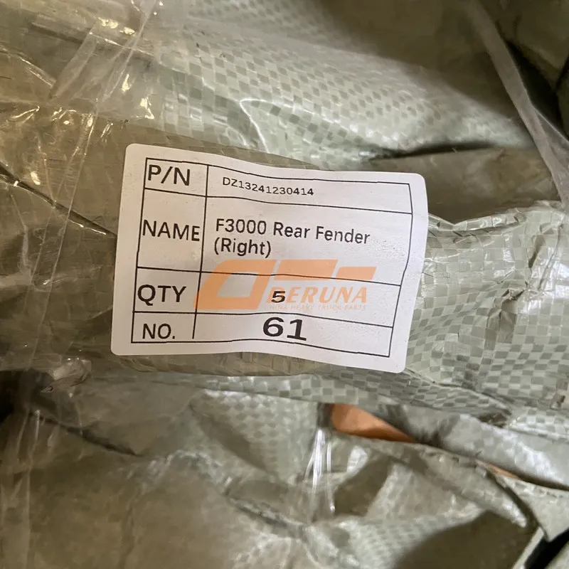 DZ13241230414 F3000 Rear Fender (Right)