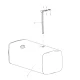 Sitrak 600L Left-Mounted Aluminum Alloy Fuel Tank (675x620 Section/Heated Suction And Return Oil)