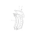 Sitrak Brake Shoe With Lining Assembly