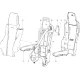 Sitrak C7 Dual Locking Air Suspension Left Seat Assembly (W/ Alarm Function Seat Belt, Armrest)