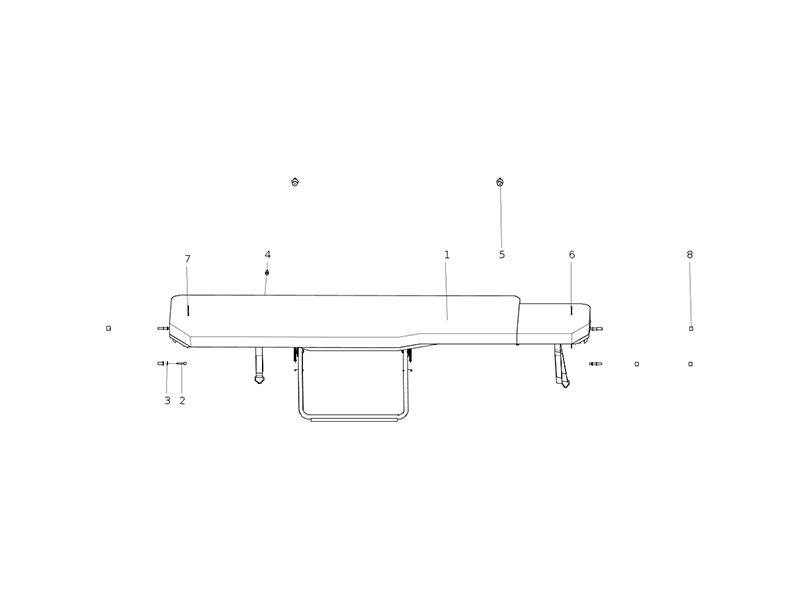 Sitrak C7h Medium Wide Body Cab Lower Sleeper Assembly