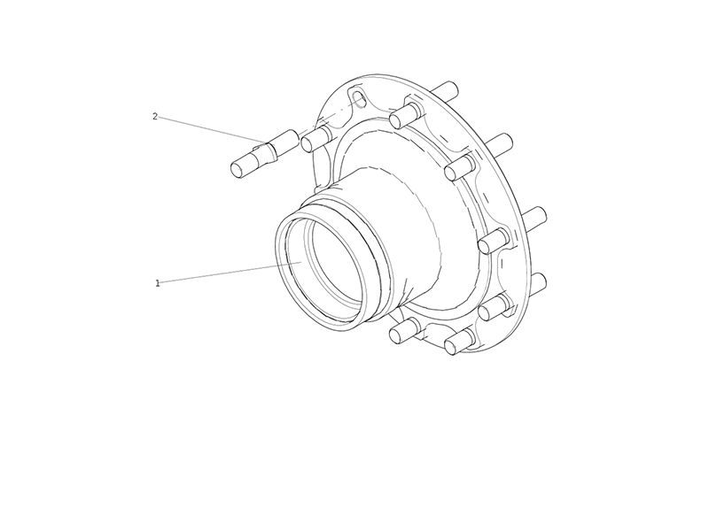 Sitrak Front Hub Assembly