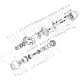 Sitrak MAT16ZG Rear Axle Hub And Brake(Wheelbase 1850,Abs,Wear Alarm)