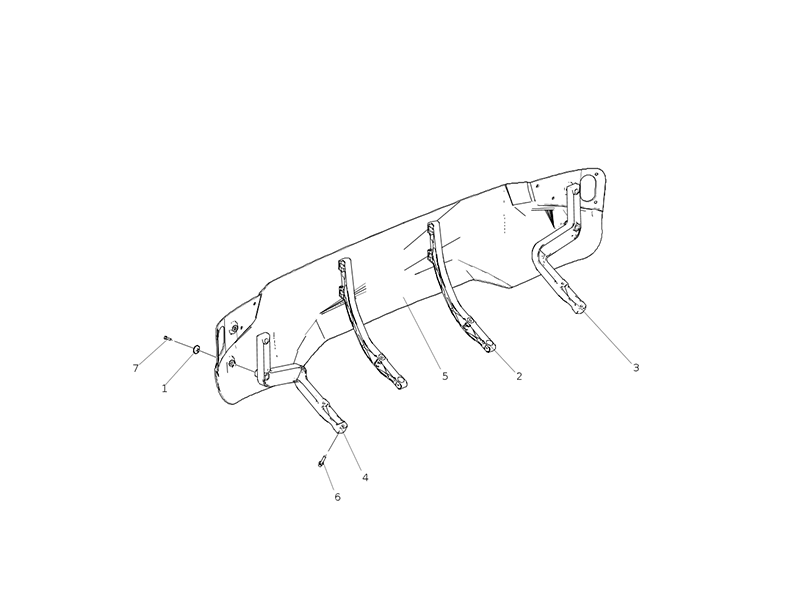 Sitrak Medium Wide Body Flat Roof Cab Sunshade