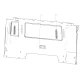 Sitrak Narrow Body Rear Perimeter Liner (Single Sleeper With Rear Window)