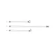 Sitrak Steering Tie Rod (C5h Dual Front Axle, H153 Large Turning Angle 45°/35°, Wheelbase 1800, Transition Swing Arm 881, 12r20 Tires Not Applicable)