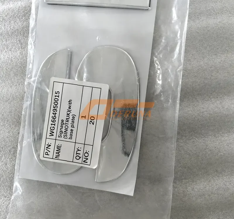 WG1664952002 Signage (Sinotruk)(With Base Plate)