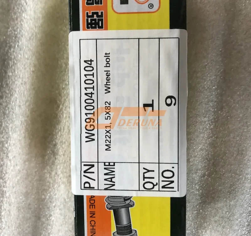 WG9100410104 M22X1, 5X82 Wheel Bolt