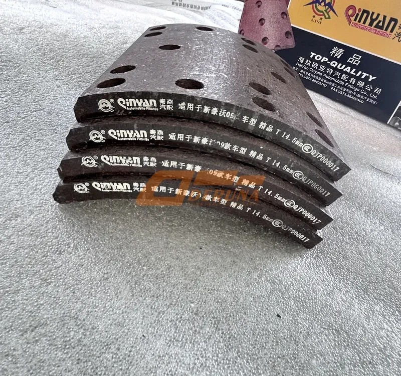 AZ9231342068 Rear Brake Pad A7 220X187 (14 Holes) Red Color