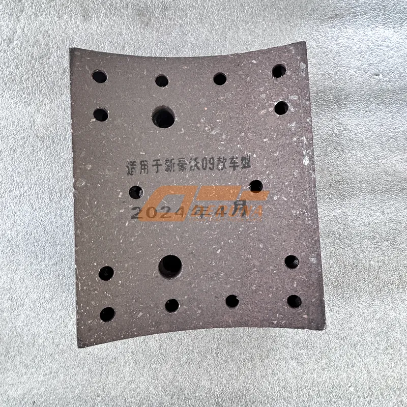 AZ9231342068 Rear Brake Pad A7 220X187 (14 Holes) Red Color