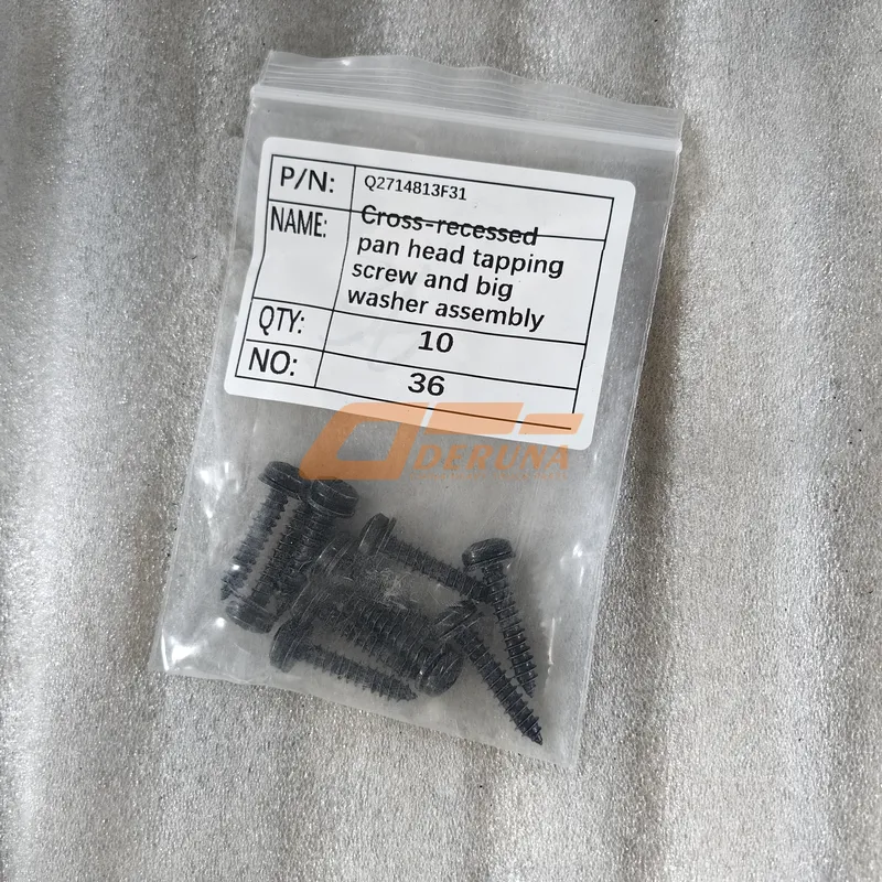 Q2714816F31 Cross-Recessed Pan Head Tapping Screw And Big Washer Assembly