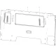 Sitrak Narrow Body Rear Perimeter Liner (Single Sleeper With Rear Window)
