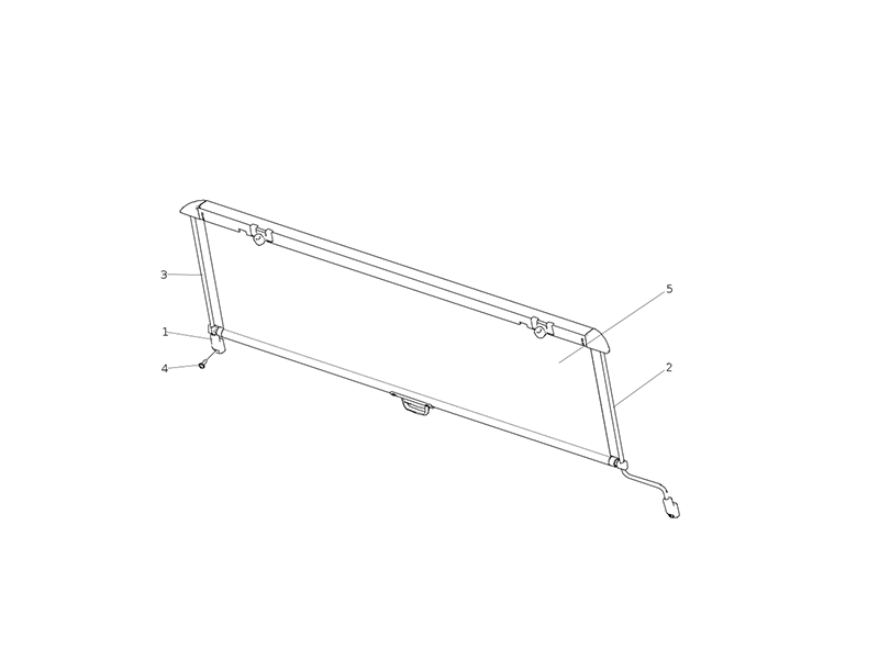 Sitrak Right Door Sunshade