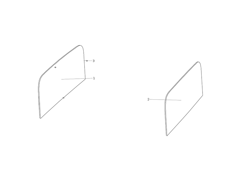 Sitrak Side Window Pane