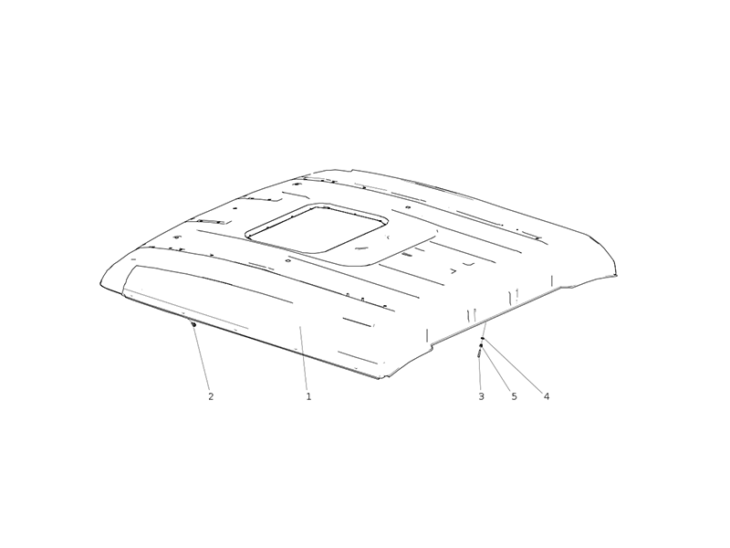Sitrak Top Cover Assembly With Sunroof