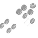 Sitrak Truck Wheels And Tires (12.00r20-18pr/Mixed Tread/All Wheel Position/8.5-20/10 Holes/φ335/Extended Hose/8x4)