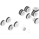 Sitrak Wheels And Tires (295/80r22.5-18pr/Longitudinal Tread/All Wheel Position/Load Index 152/149/22.5×9.00/φ335/8x4/Special For New Zealand Order)