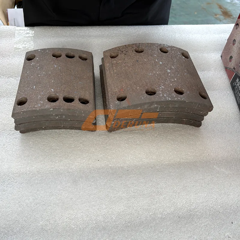 WG9100440027/29 Front Howo Brake Pads (Set Of 2) Red Color