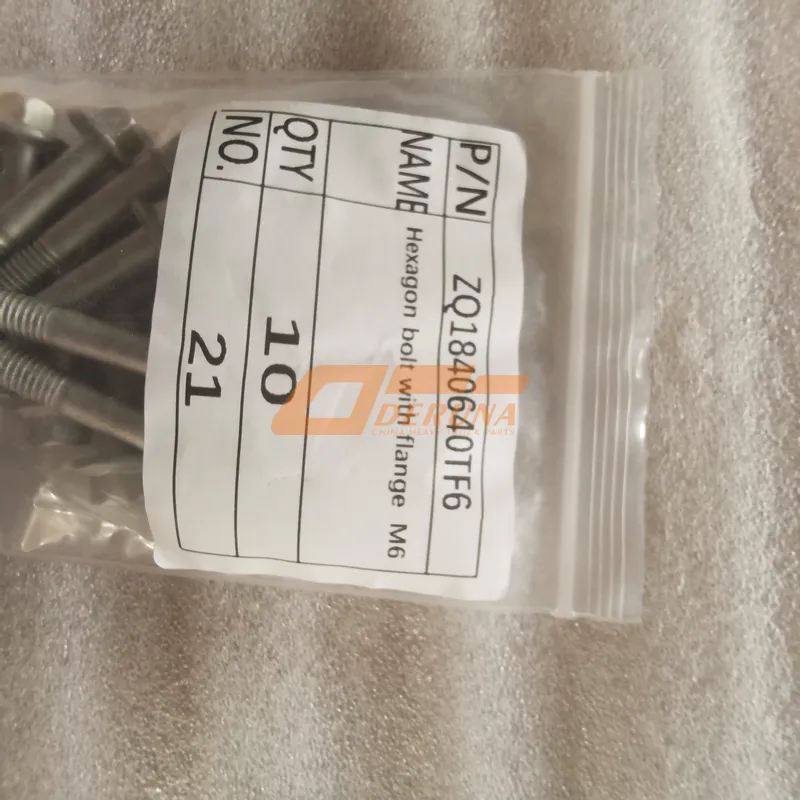 ZQ1840640TF6 Hexagon Bolt With Flange M6