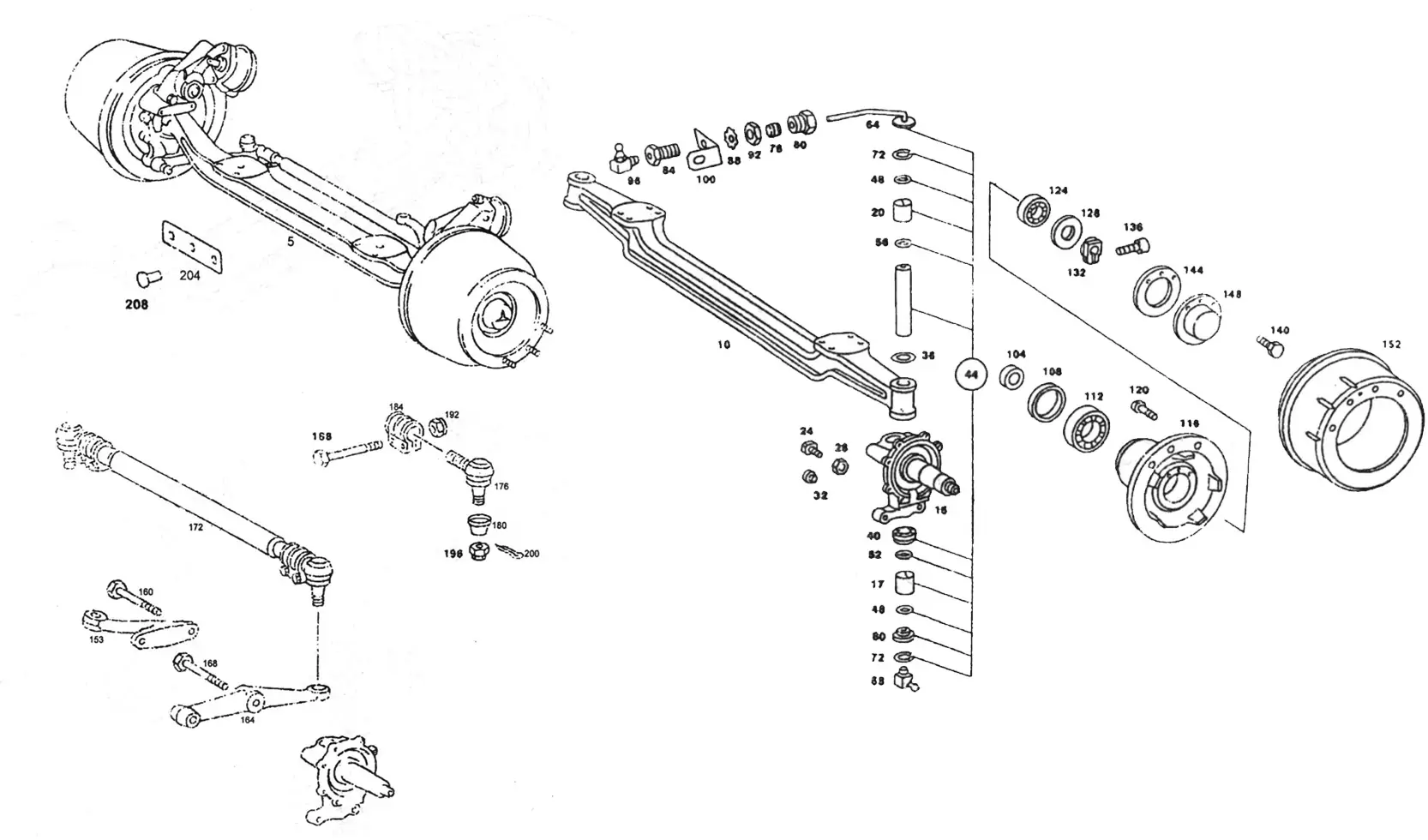 BEIBEN Truck Rear Axle