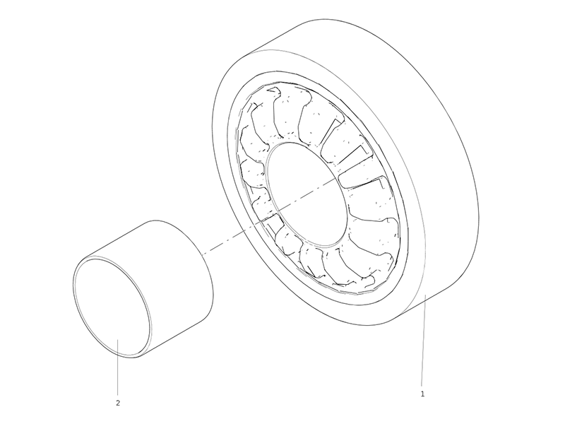 Sitrak Active Cylindrical Tooth Assembly (Z=32)
