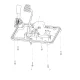 Sitrak Combined Pedal Control Mechanism (/Differential Pressure 0.3 Bar/0150 Bracket)