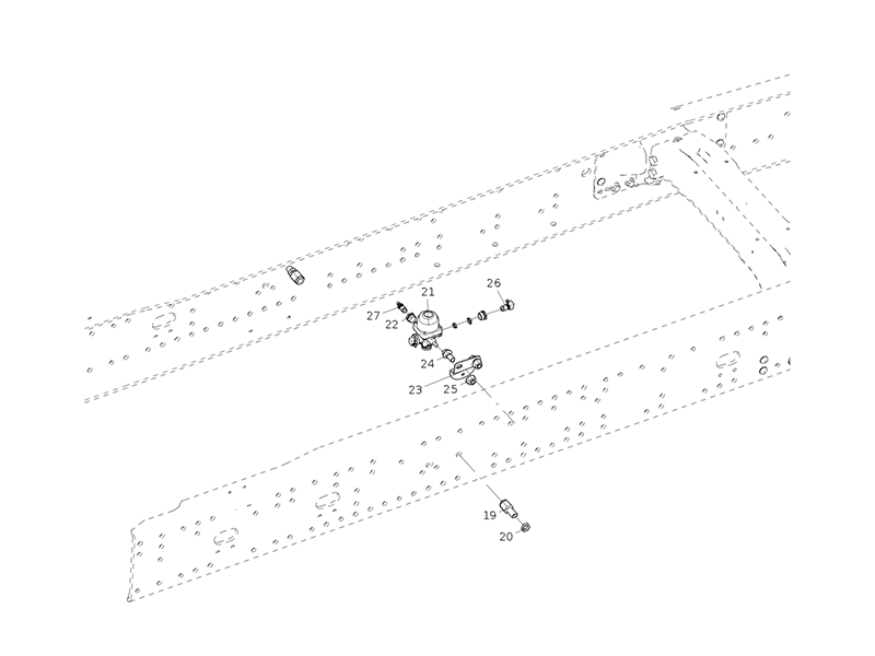Sitrak Dual Front Axle Abs Disc Brakes (V320) (Pickup Port V110/With Gb7258 Test Connector)