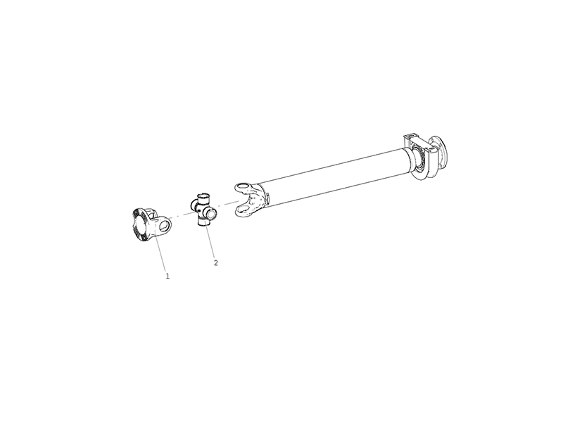 Sitrak Intermediate Drive Shaft (62160/Xs180/23000nm)