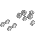 Sitrak Wheels And Tires (12.00r20-18pr/Mixed Block/All Wheel Position/Reinforced 8.5-20/10 Holes/φ335/Extended Hose/8x4)