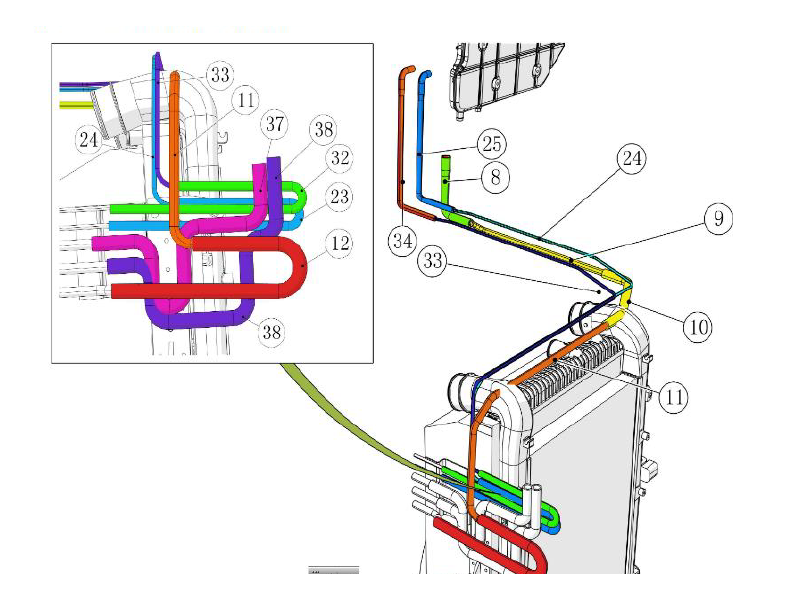 Beiben Cab Connection Module