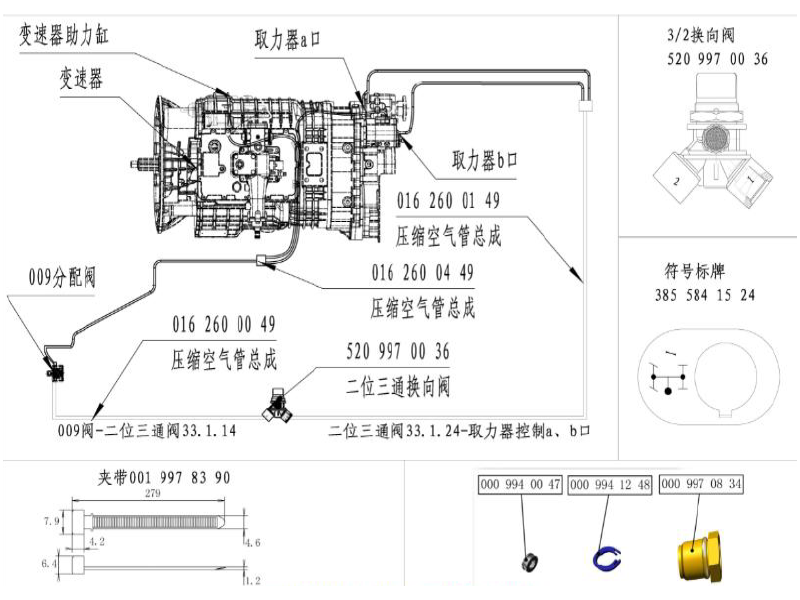 Beiben Compressed Air Rods And Grease