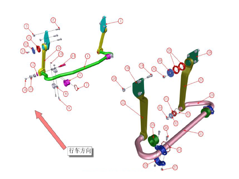 Beiben Lateral Stabiliser Module