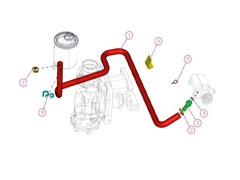 Beiben Suction Hose Module