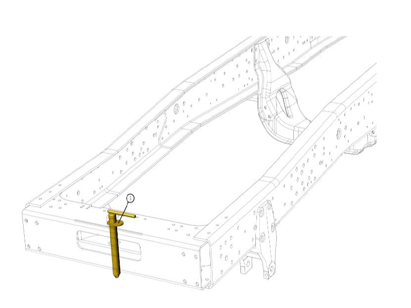 Beiben Traction Pin Module