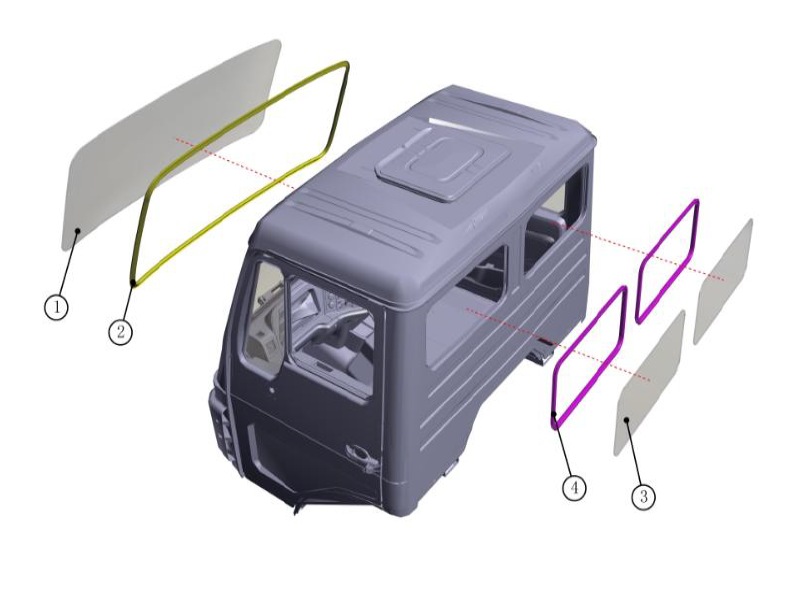 Beiben Window Mechanism
