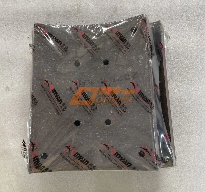 DZ9112340062/063 Rear Brake Pads F3000 (8+10 Holes) Red Set