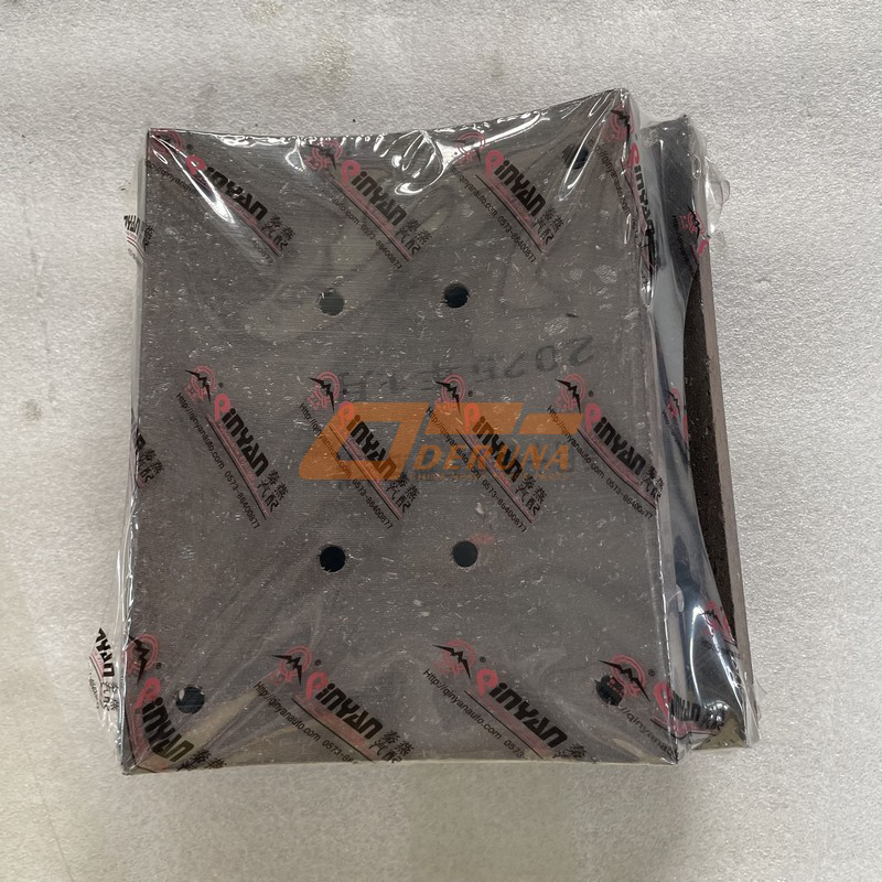 DZ9112340062/063 Rear Brake Pads F3000 (8+10 Holes) Red Set