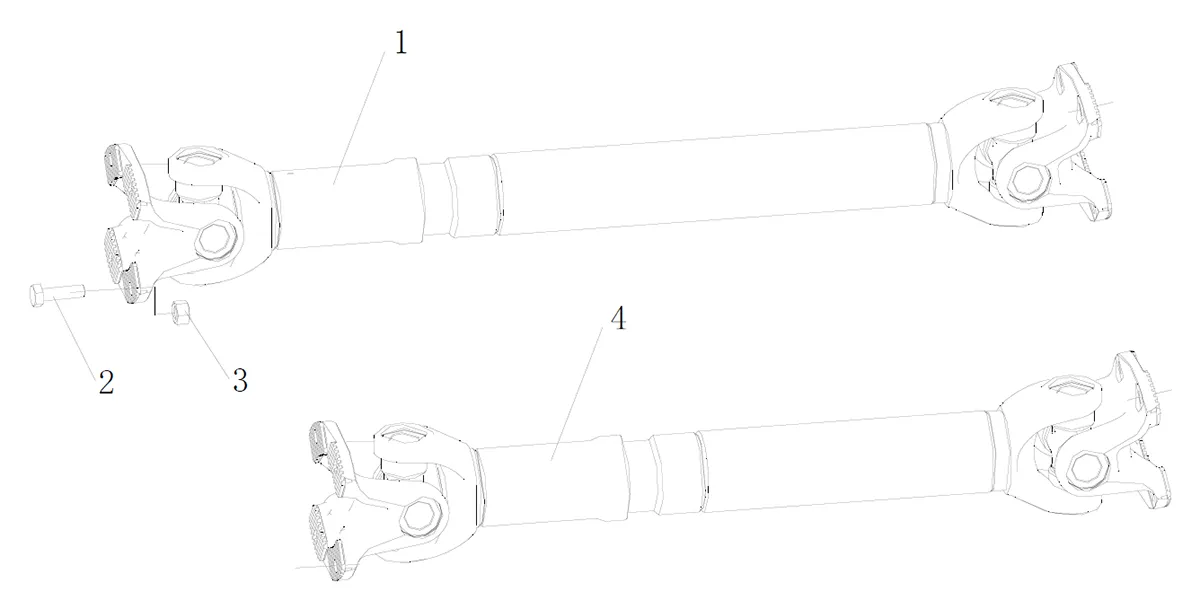 SHACMAN Drive Shaft