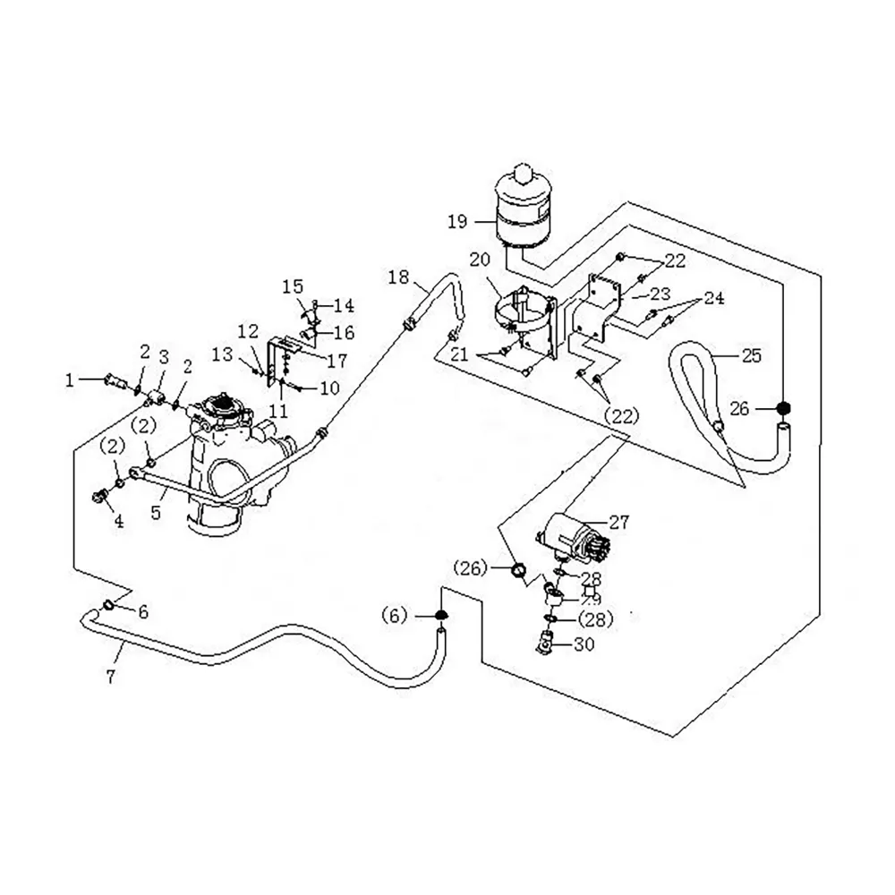 SHACMAN Steering- Double Shafts Steering Hydraulic Device