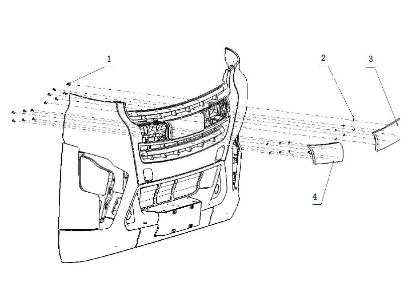 Shacman X6000 Bumper System