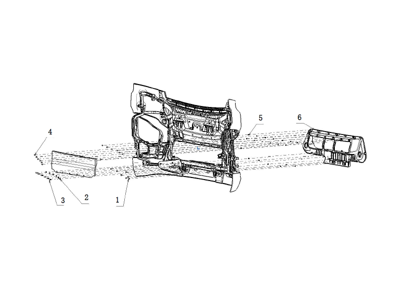 Shacman X6000 Bumper System