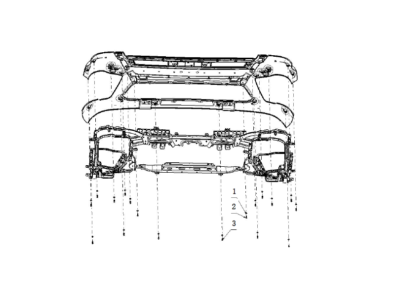 Shacman X6000 Bumper System